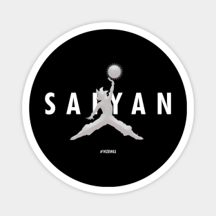 Saiyan Jumpman | Silver | Ultra Instinct Magnet